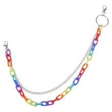 1Stk Farbenfrohe Hüftkette Regenbogen Hosen Schmuck Accessoire