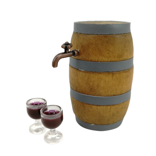 conjunto mini vinho com e taça