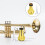 conjunto de sordina reta para trompete com bocal 7
