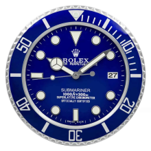 Rolex Submariner Blue Style | Wall Clock