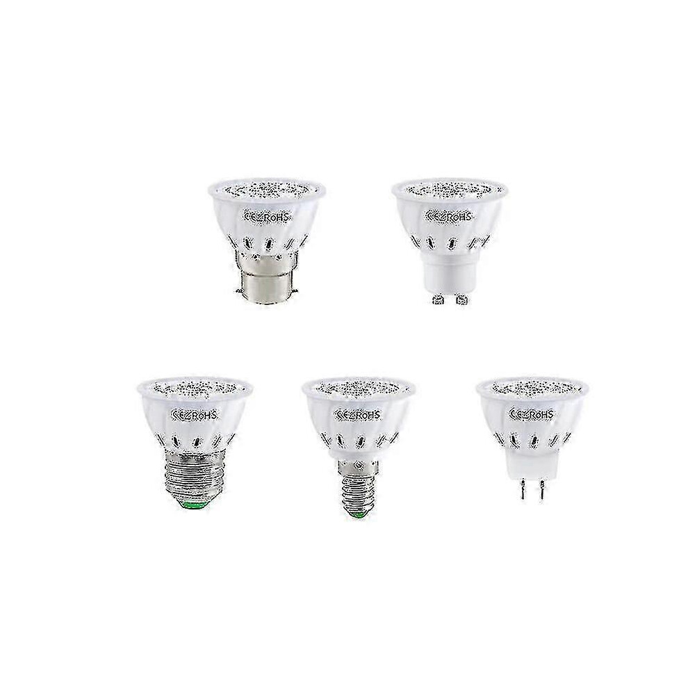3pcs LED Grow Light Bulb (E27) for Indoor Plants Full Spectrum Garden Decoration