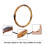 2 stuks plastic tas handvatten, vervanging en DIY accessoires 11