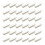150Pcs Shoe Lace Metal Tips Silver Durable Replacement Rope Caps 8