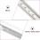 150Pcs Shoe Lace Metal Tips Silver Durable Replacement Rope Caps 11