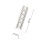 150Pcs Shoe Lace Metal Tips Silver Durable Replacement Rope Caps 2