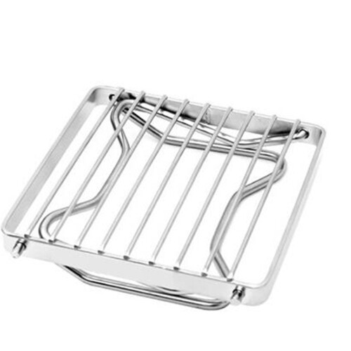 Draagbare RVS barbecuegrill, vouwbaar met accessoires 1