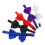5 cravatte a con colletto paillettes viola 11