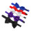 5 cravatte a con colletto paillettes viola 10