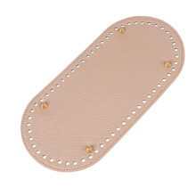 1 acessório para bolsa couro PU, fundo oval