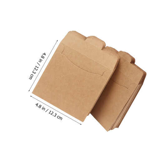 50 . sacos kraft marrom para cd 2