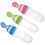 3 garrafas silicone p/ papinha, cereal e com 7