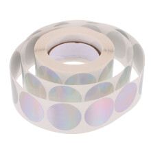 1 rolo de etiquetas autocolantes para bronzeamento e scrapbooking
