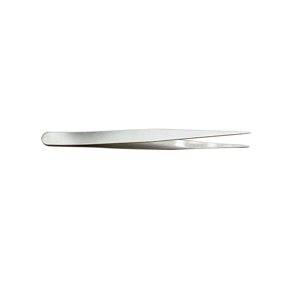 (12) Eyelash Tweezers Stainless Steel High Precision Eyebrow Nipper Lash