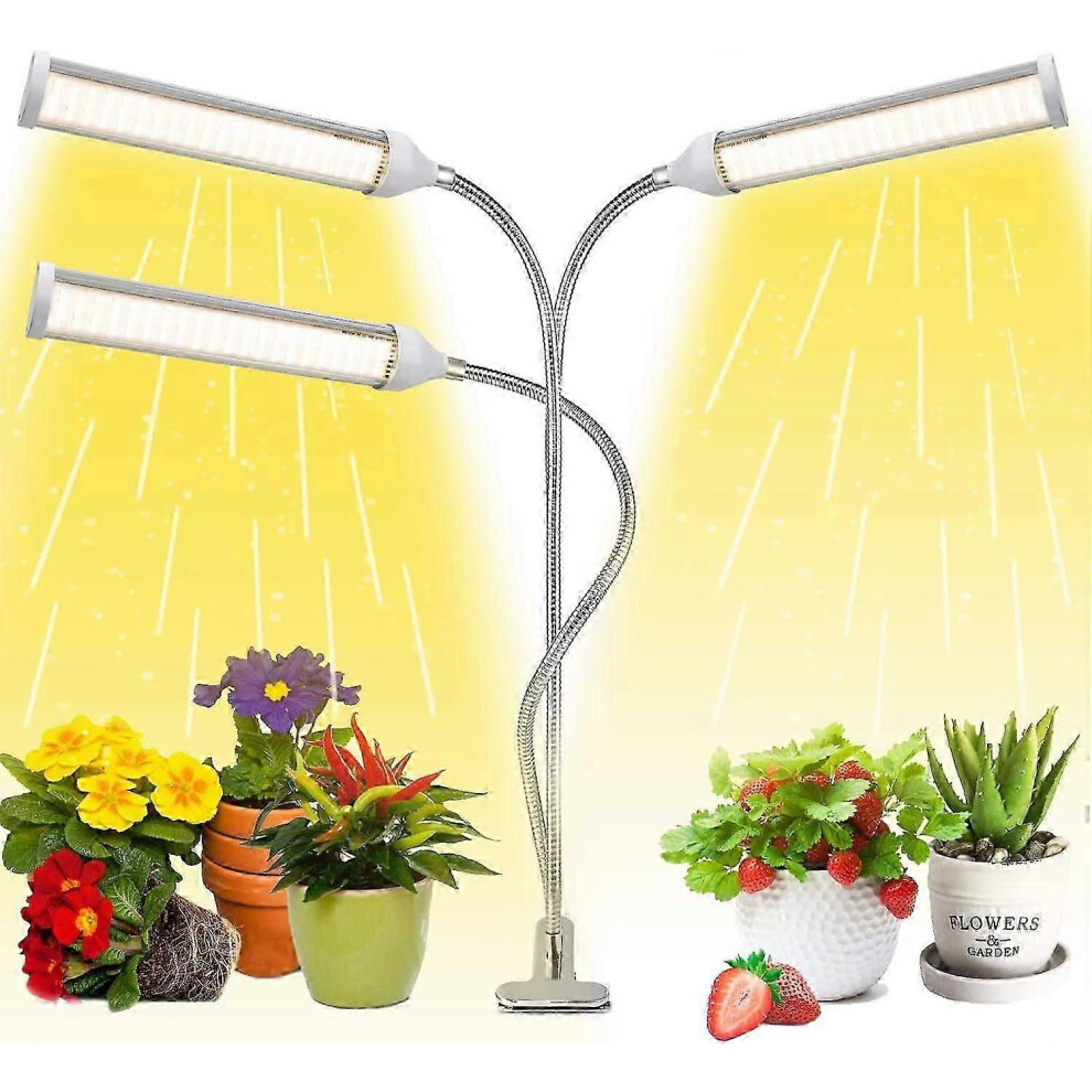 Led Plant Full Spectrum Fill For Succulents, Horizontal Socket Lamp For Succulent Plant Growth + Adapter Light