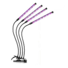 Plant lamp / plant lighting with 4 flexible LED fluorescent tubes