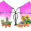 Plant lamp / plant lighting with 4 flexible LED fluorescent tubes 5
