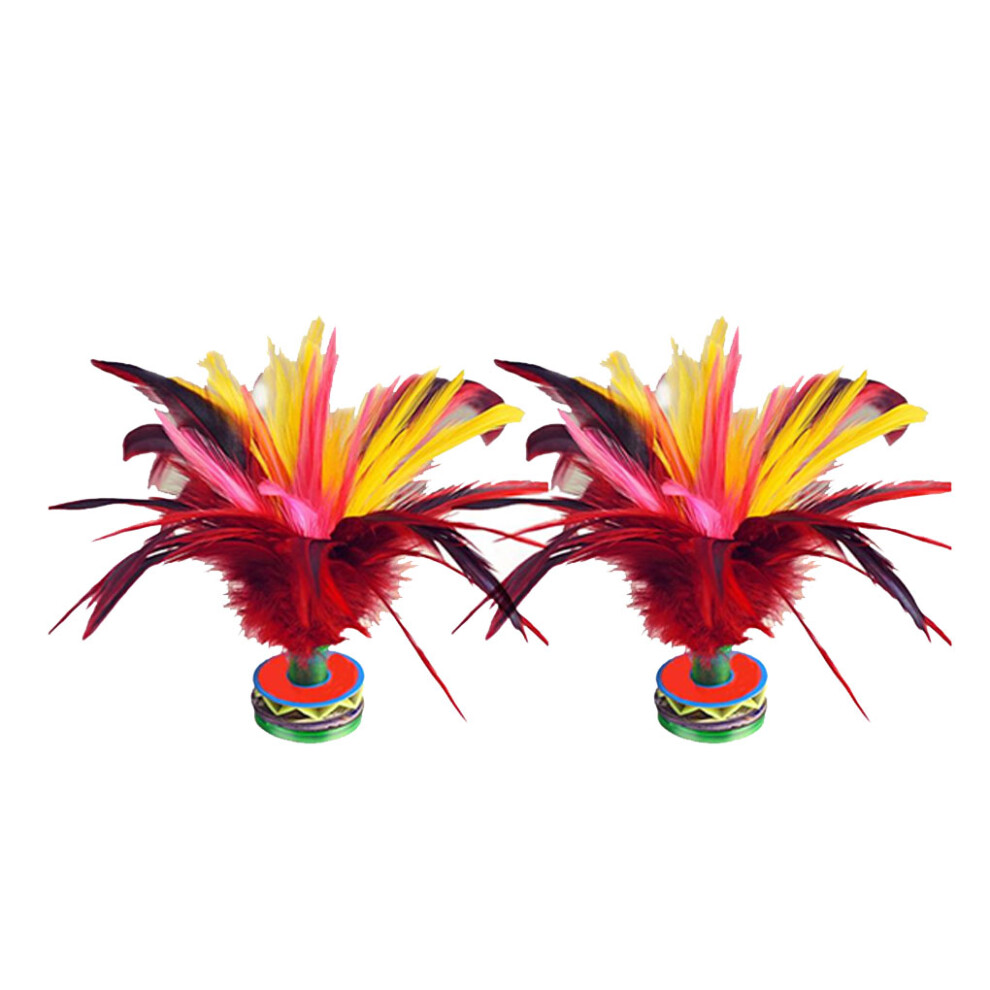 2 Pieces Chinese Shuttlecock Adults Children Kicking Shuttlecocks Toys-image-OPC-PKJXBD6-NEW