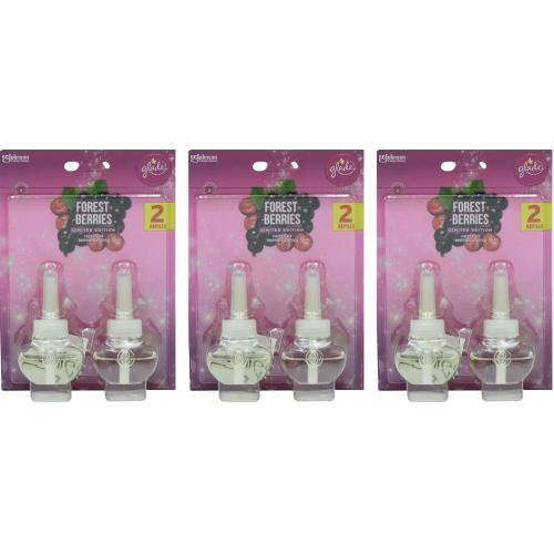 Glade 6 x Glade Electric Plug In Refill 20ml - Forest Berries