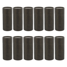 12 ronde kartonnen buisjes 50 ml voor lipbalsem huidverzorging