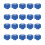 50Pcs Blue Reusable Syringe Tip Caps for Luer Lock Protection 2