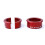 4 stuurverloopringen 25,4 mm naar 31,8 mm (rood) 9