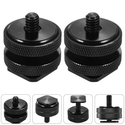 4 statief schroefadapter 1/4 inch dubbele schroef camerabeslag 2