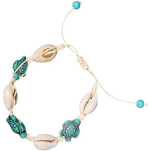 shell armband oceaanhanger schildpat voetjes strandvakantie