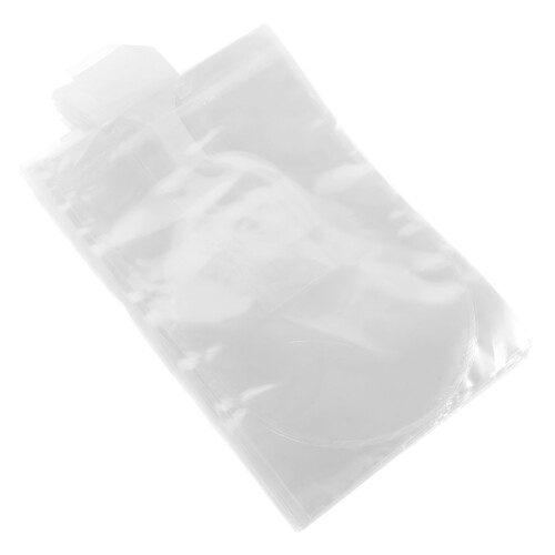 100 unidades saco transparente com ar para embalagem semi-circular