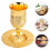 conjunto cálice kiddush com metal para vinho shabbat e páscoa 2