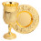 conjunto cálice kiddush com metal para vinho shabbat e páscoa 10