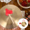 1 set traditionele Chinese gong percussieinstrument met (rood) 4