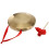 1 set traditionele Chinese gong percussieinstrument met (rood) 5