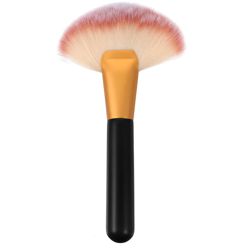 pincel maquiagem cabo madeira para pó base blush e esfumar conjunto