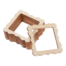 10St Houten Snijstukken Beige Houten Stukken Voor Creatieve DIY Crafts