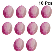10 stuks 13x18 mm gekleurde agaat tijdstip sticker sieraden roze
