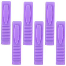 6 stuks plastic ampulopenner met groef, flesje , mini opener