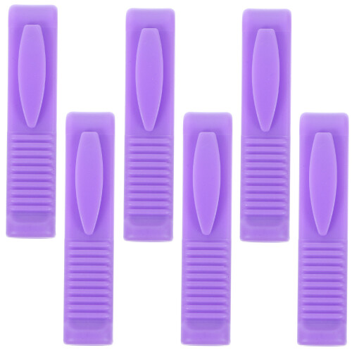 6 stuks plastic ampulopenner met groef, flesje , mini opener