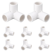 8 pvc-rohrverbinder 3- - für pvc-rohre zelt gewächshaus
