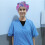 Blumenmuster-hut für krankenschwester 3