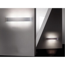 18 w led wandleuchte alu 48 cm bad kaltweiß