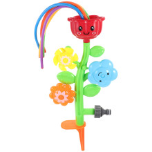 blumenförmiger sprinkler bunt, wassersprenger spiel für garten und hof