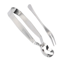 2 halter für escargot gabel und , tafelbesteck