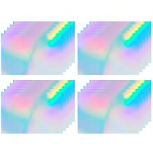 20 Vel A4 Holografisch Papier Stickers Voor Diy Watermok Decals