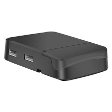 Hub 8 em 1 com Tipo-C, divisor multipoerto e suporte para telemóvel