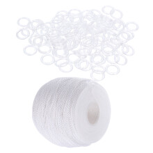 roman blind curtain rings shade repair pull string rope kit