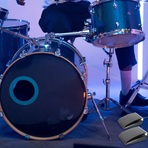 pedal de piano preto resistente para bateria com sustentação 2