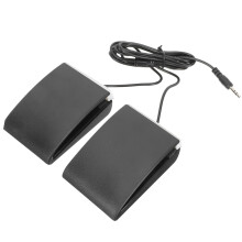 pedal de piano preto resistente para bateria com sustentação