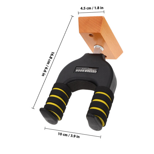 suporte de parede para guitarra com trava automática e baixo 1