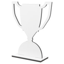 Modelo De Troféu Esportivo Com Placa Para Transferência Térmica