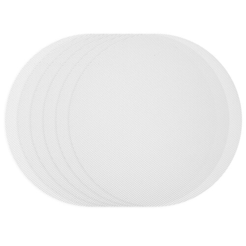 6 stück wiederverwendbare silikon-dampfgar-matten rund 27 cm